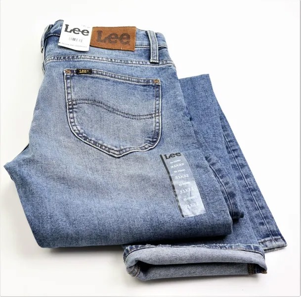 Мужские прямые джинсы стандартного кроя New Lee Heritage плотностью 12,5 унций из тяжелого денима