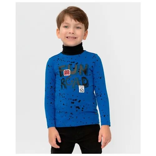Водолазка Button Blue размер 98, синий
