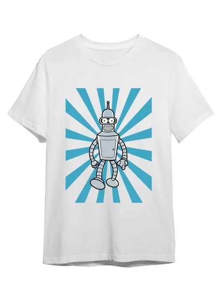 Футболка унисекс СувенирShop Futurama/Футурама 20 белая S (44-46)