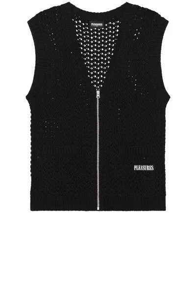 Кардиган Pleasures Hombre Vest, черный