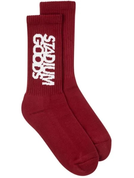 Носки с логотипом STADIUM GOODS, красный