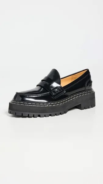 Лоферы Proenza Schouler Lug Sole Platform, черный