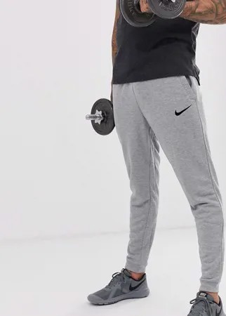 Серые зауженные джоггеры Nike Training-Серый