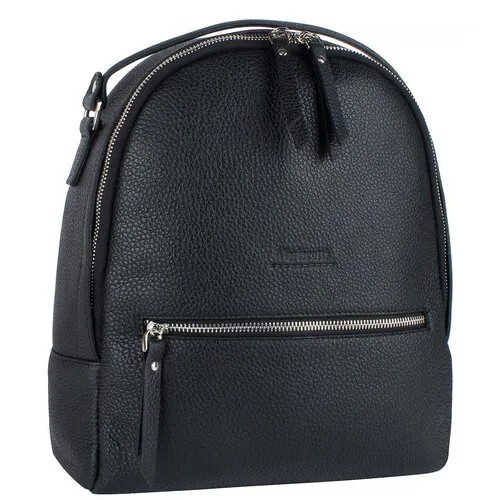 Рюкзак  кросс-боди Franchesco Mariscotti 1-4611к фр черный, натуральная кожа, внутренний карман, черный