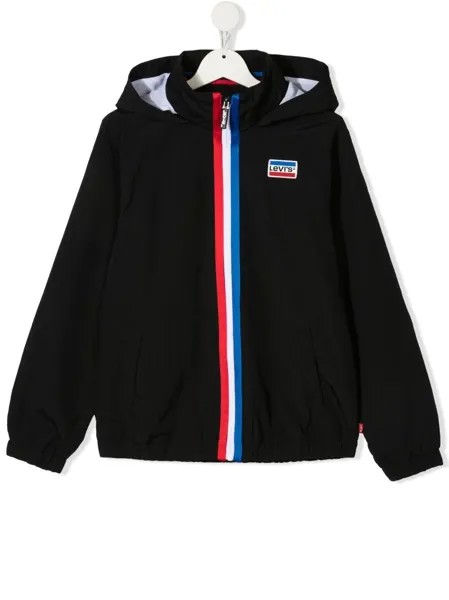 Levi's Kids куртка с капюшоном и нашивкой-логотипом