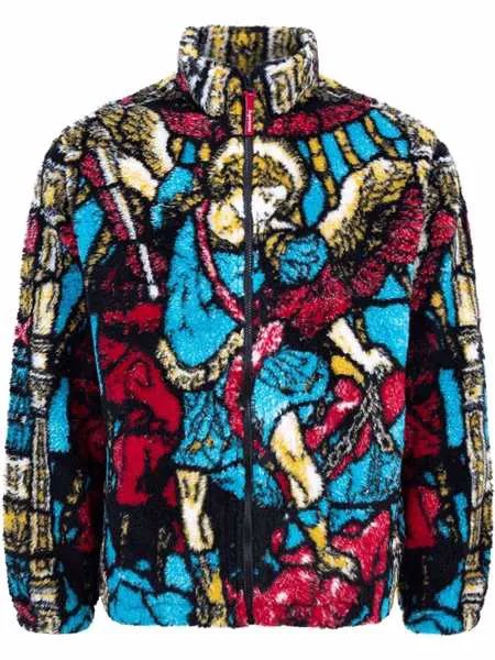 Supreme флисовая куртка Saint Michael