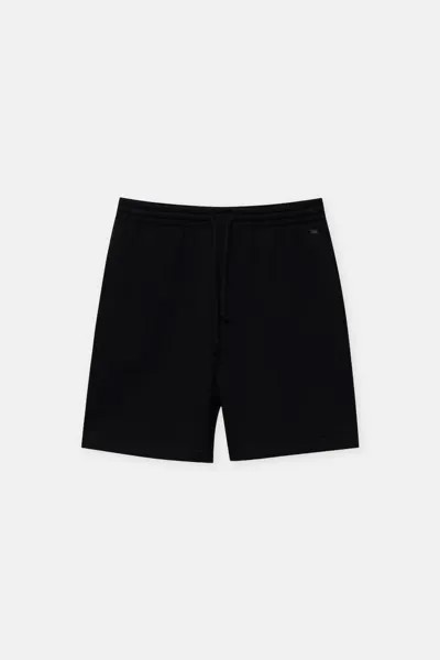 Шорты Pull&Bear Tracksuit Jogger Bermuda, чёрный