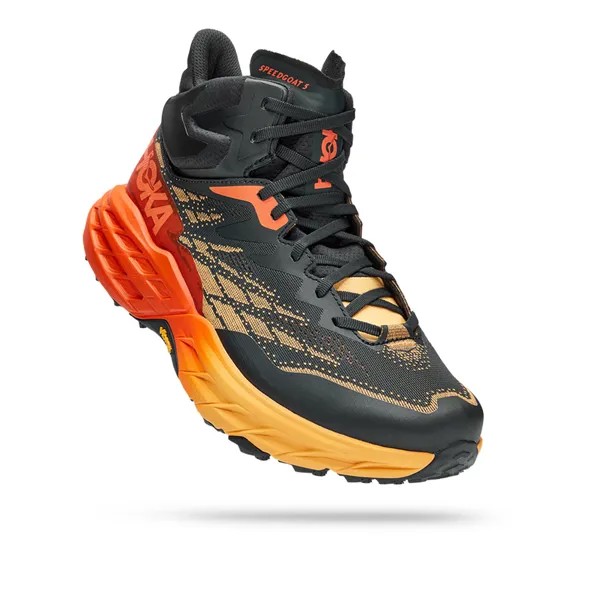 Кроссовки для бега Hoka One One Speedgoat 5 Mid GORE-TEX Trail, оранжевый