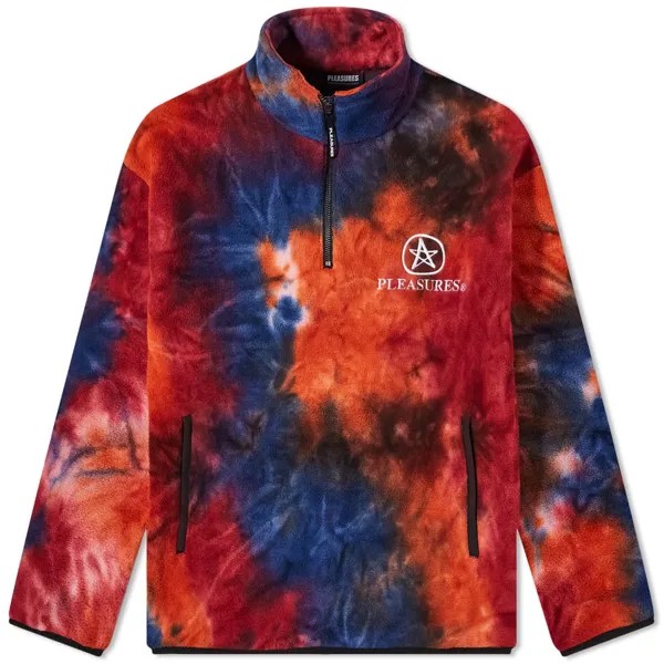 Толстовка PLEASURES Caffeine Polar Fleece Quarter Zip