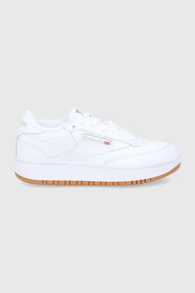 CLUB C DOUBLE кожаные туфли Reebok Classic, белый