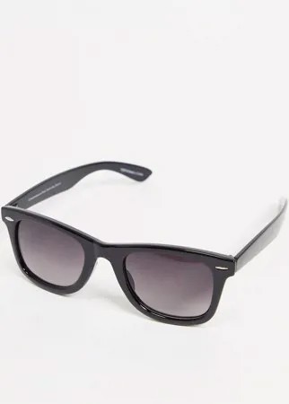 Солнцезащитные очки в черной оправе Pieces-Черный цвет