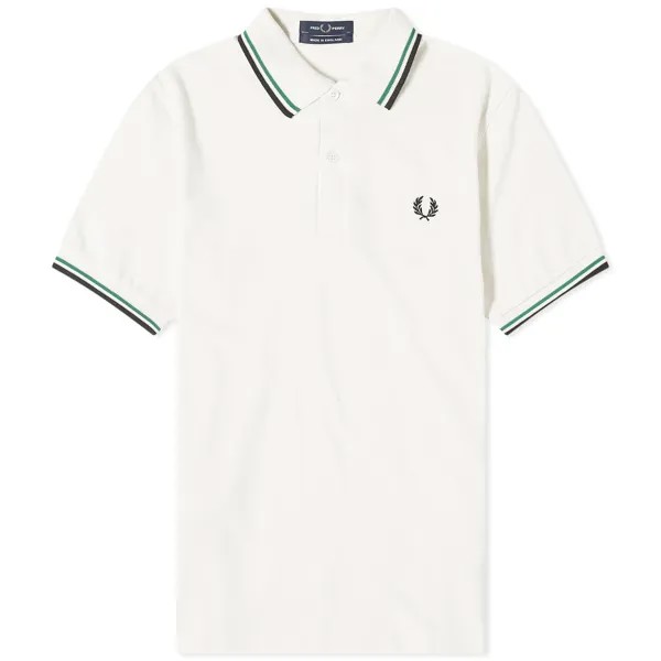 Футболка-поло Fred Perry Twin Tipped, кремовый