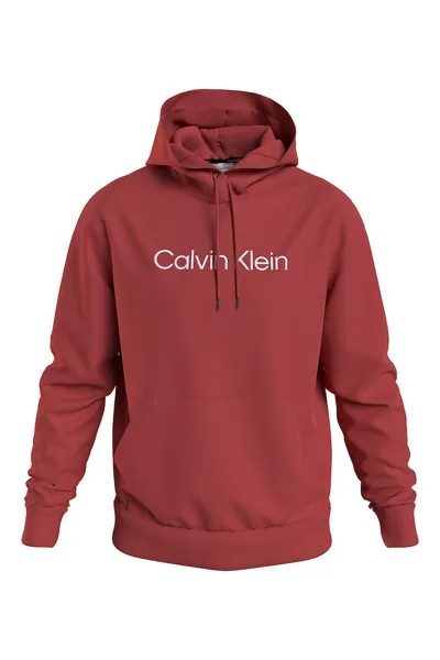 Толстовка с логотипом Calvin Klein, бургундия