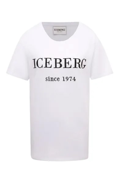 Хлопковая футболка Iceberg