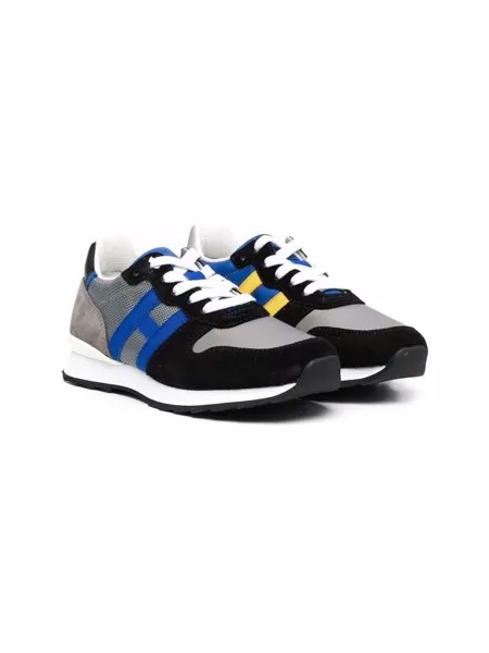 Hogan Kids кроссовки в стиле колор-блок