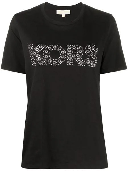 Michael Michael Kors футболка с декорированным логотипом