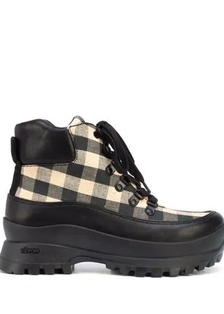 Loeffler Randall ботинки хайкеры в клетку