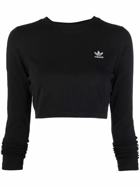 Adidas укороченный топ Originals с длинными рукавами