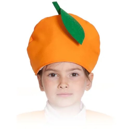 Маска - шапка Апельсин детская