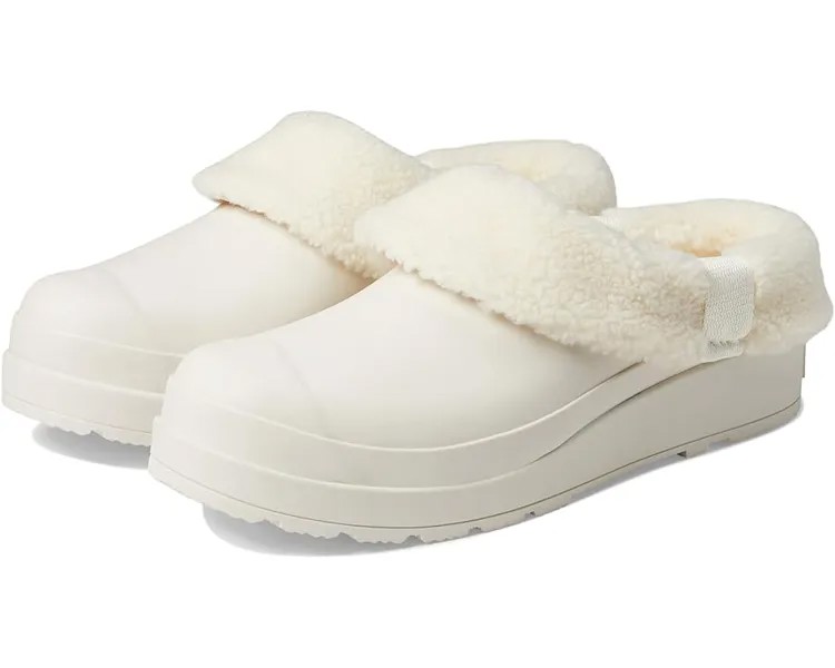 Сабо Hunter Play Sherpa Insulated Clog, цвет White Willow