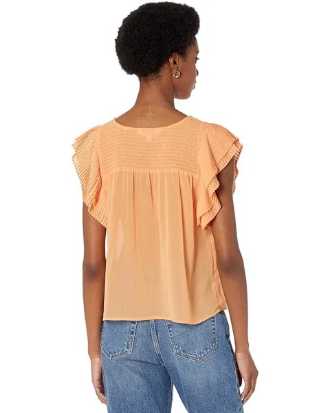 Топ Steve Madden Sweet Flutterings Top, цвет Creamsicle