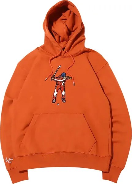 Худи Air Jordan x Eastside Golf Fleece Hoodie 'Burnt Sunrise/Midnight Navy/White', оранжевый