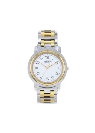 Hermès наручные часы Clipper pre-owned 36 мм 1990-х годов