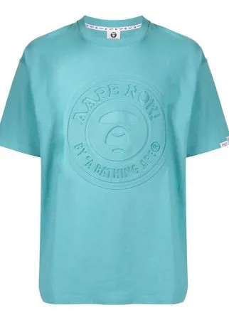 AAPE BY *A BATHING APE® футболка с тисненым логотипом