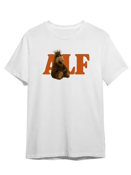 Футболка унисекс Каждому Своё Сериал Альф/Alf/Alien Life Form SRAF11 белая S