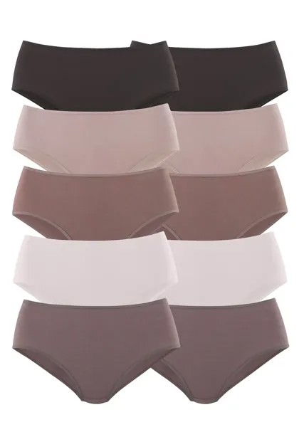 Трусики Petite Fleur (10 шт.) из эластичного хлопка, цвет Pastell