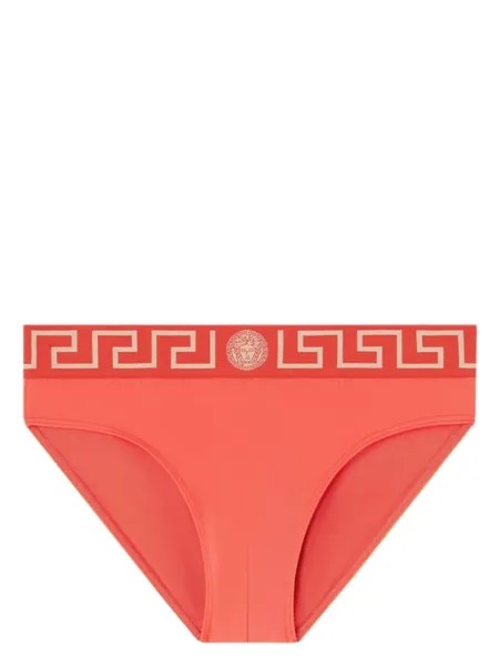 Versace плавки с логотипом, розовый