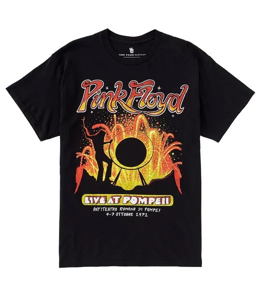 Футболка с короткими рукавами и рисунком Junk Food Pink Floyd Pompeii, черный