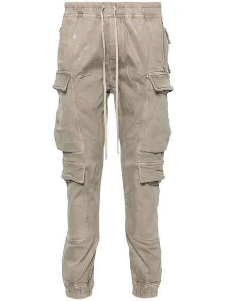 Rick Owens DRKSHDW узкие джинсы Mastodon Megacargo средней посадки, серый