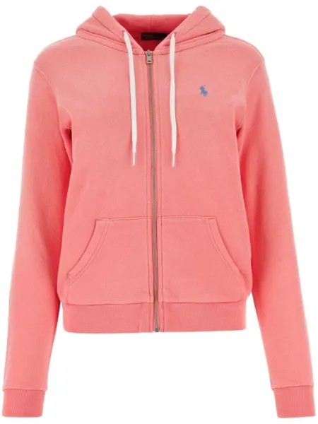 Polo Ralph Lauren толстовка с капюшоном Polo Pony из хлопка, розовый