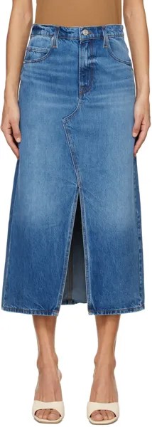 Синяя джинсовая юбка-миди 'The Midaxi' Frame