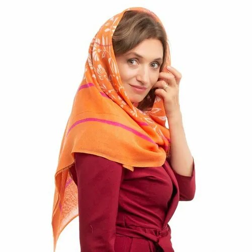 Платок PASHMINA EMPORIUM, оранжевый