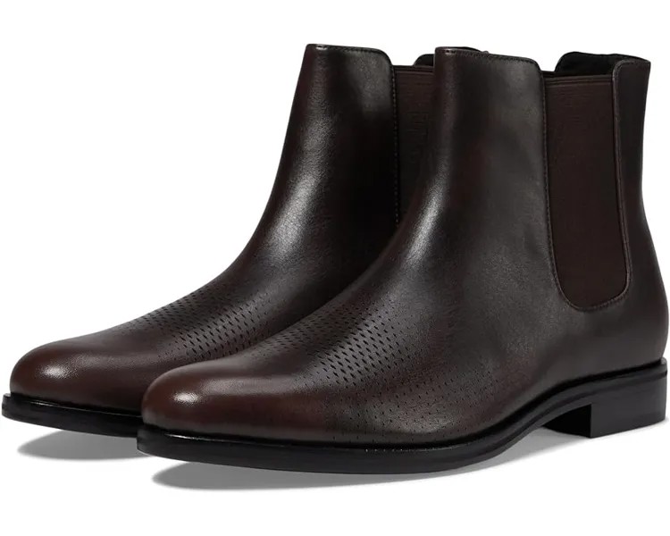 Ботинки Cole Haan Washington Grand Laser Chelsea Boot, цвет Dark Chocolate Reverse/Black