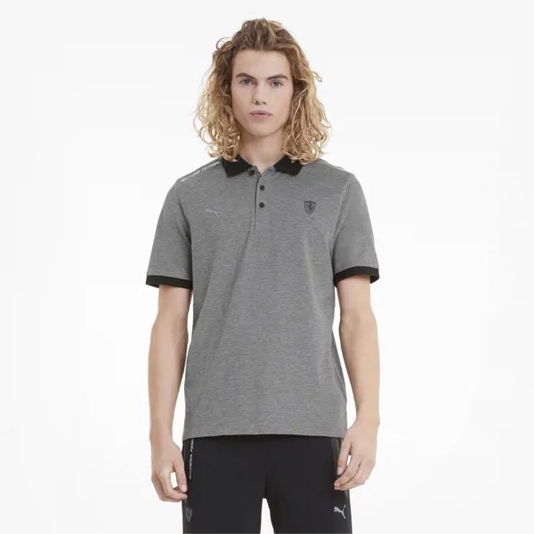 Поло Scuderia Ferrari Style Two-Tone Men's Polo Shirt