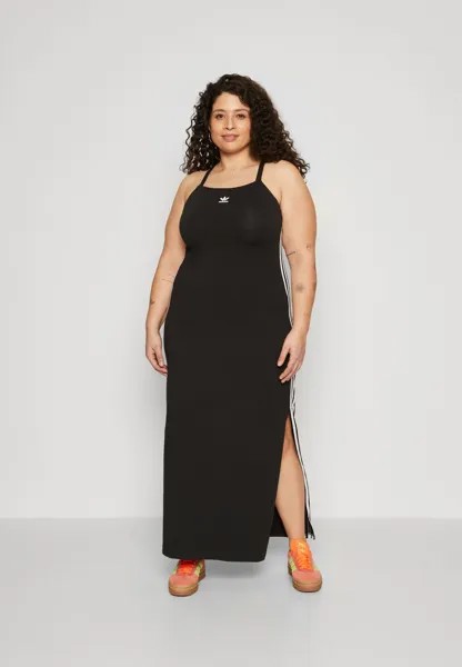Платье из джерси 3 STRIPES DRESS adidas Originals, цвет black