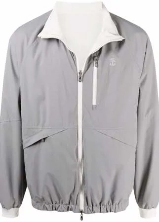 Brunello Cucinelli стеганая куртка с высоким воротником