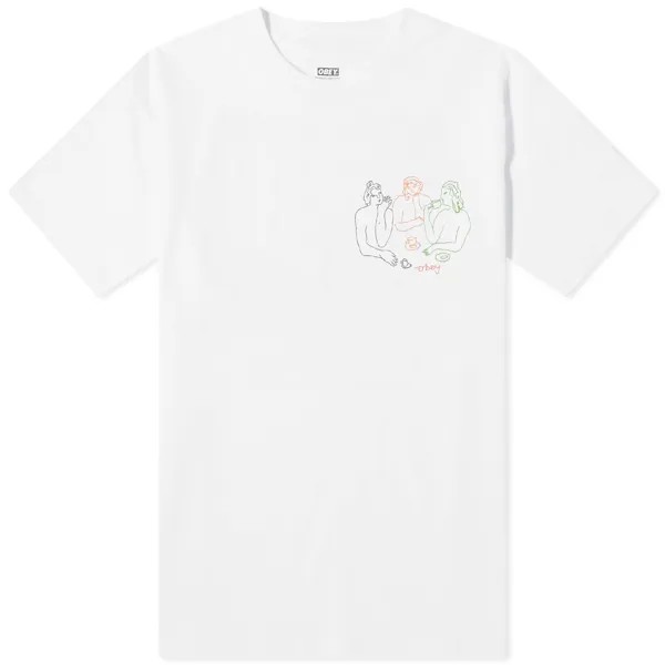 Футболка Obey Cup Of Tea T-Shirt, белый