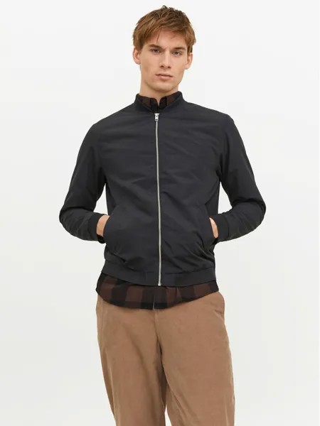 Бомбер стандартного кроя Jack&Jones, черный