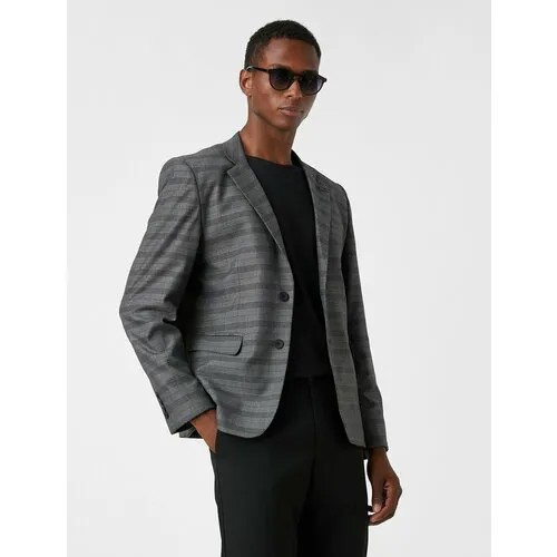 Пиджак KOTON, размер 46, серый
