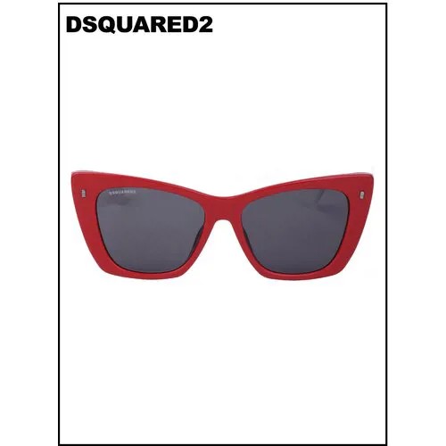 Солнцезащитные очки DSQUARED2, красный, черный