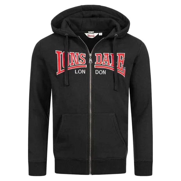 Толстовка Lonsdale Birmingham Lp277 Full Zip, черный