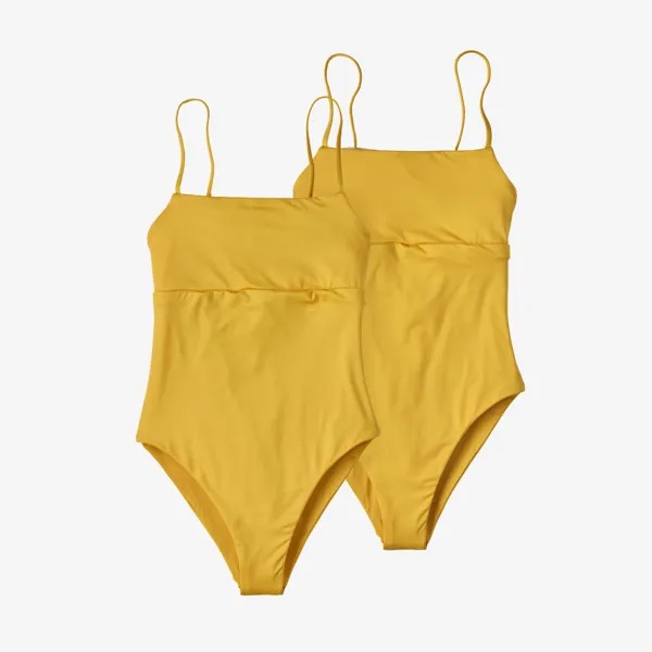 Женский двусторонний цельный купальник-слайдер Sunrise Patagonia, цвет Shine Yellow