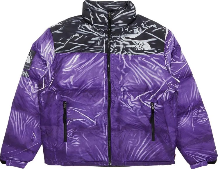 Куртка Supreme x The North Face Printed Nuptse Jacket 'Purple', фиолетовый