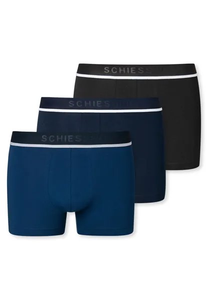Боксеры Schiesser Boxershort 3 шт, черный