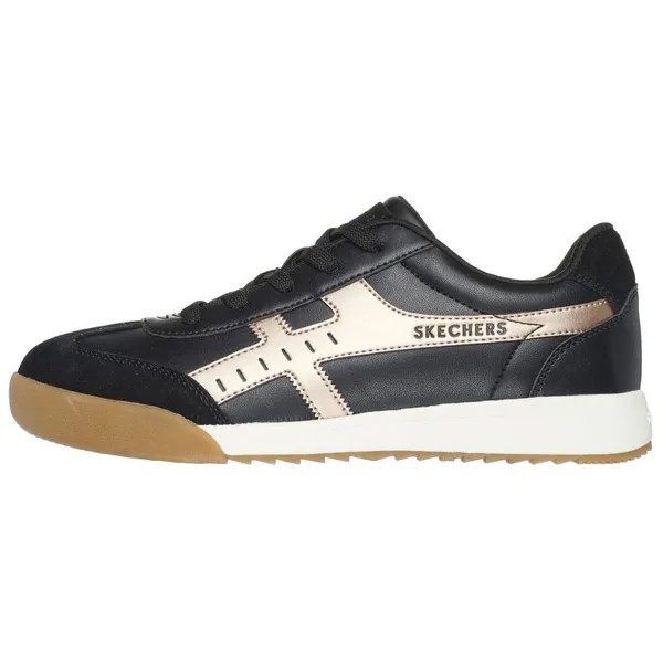 Кроссовки Skechers Lifestyle Shoes Women's Low-top Black/gold, черный/золотой