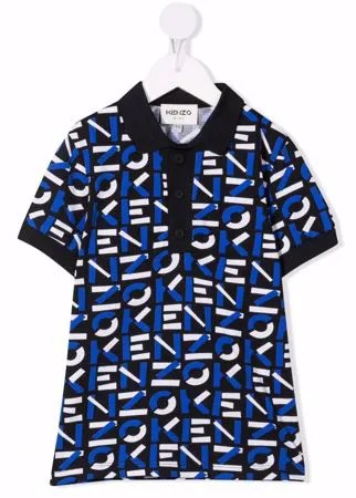 Kenzo Kids рубашка поло с логотипом